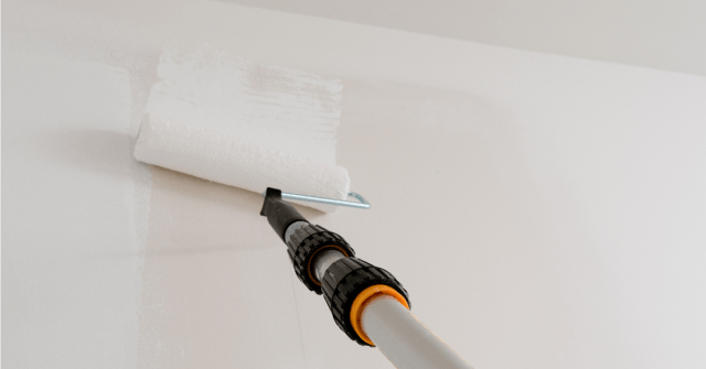 Repainting repaired drywall